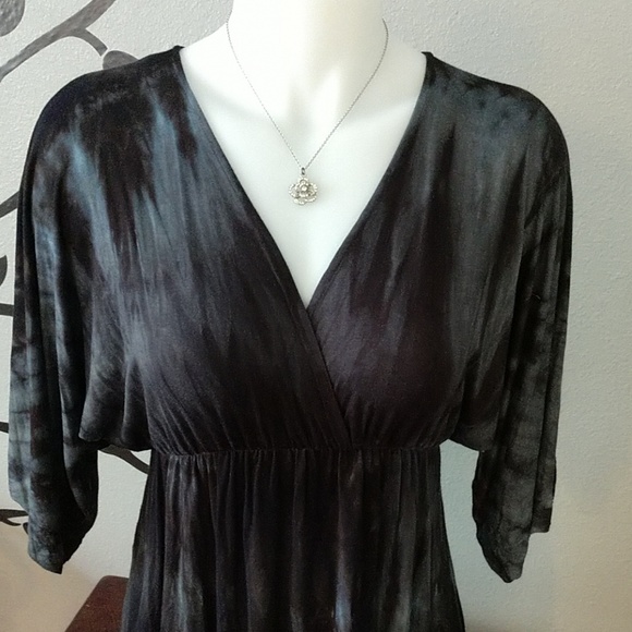 Green Dragon Tye Dye Dress - Picture 2 of 5